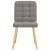 Scaune de sufragerie, 4 buc., gri taupe, material textil GartenMobel Dekor