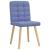 Scaune de sufragerie 4 buc țesătură Jeans Blue GartenMobel Dekor