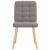 Scaune de sufragerie, 6 buc., gri taupe, material textil GartenMobel Dekor