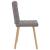 Scaune de sufragerie, 6 buc., gri taupe, material textil GartenMobel Dekor