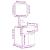 Set mobilier de baie, 3 piese, stejar sonoma, lemn prelucrat GartenMobel Dekor