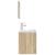 Set mobilier de baie, 3 piese, stejar sonoma, lemn prelucrat GartenMobel Dekor