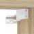 Set mobilier de baie, 4 piese, stejar sonoma, lemn prelucrat GartenMobel Dekor