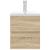 Set mobilier de baie, 2 piese, stejar sonoma, lemn prelucrat GartenMobel Dekor