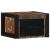 Noptiere 2 buc multicolore 40x35x25 cm lemn masiv recuperat GartenMobel Dekor