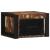 Noptiere 2 buc multicolore 40x35x25 cm lemn masiv recuperat GartenMobel Dekor
