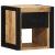 Noptiere 2 buc 40x35x40 cm lemn masiv de mango GartenMobel Dekor