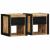 Noptiere 2 buc 40x35x40 cm lemn masiv de mango GartenMobel Dekor