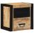 Noptiere 2 buc 40x35x40 cm lemn masiv de mango GartenMobel Dekor
