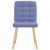 Scaune de sufragerie 2 buc țesătură Jeans Blue GartenMobel Dekor