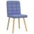 Scaune de sufragerie 2 buc țesătură Jeans Blue GartenMobel Dekor