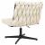 Scaun de birou pivotant, crem, material textil GartenMobel Dekor