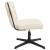 Scaun de birou pivotant, crem, material textil GartenMobel Dekor