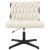 Scaun de birou pivotant, crem, material textil GartenMobel Dekor