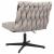 Scaun de birou pivotant, gri deschis, material textil GartenMobel Dekor