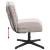 Scaun de birou pivotant, gri deschis, material textil GartenMobel Dekor