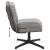 Scaun de birou pivotant, gri deschis, material textil GartenMobel Dekor