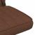 Scaun de birou pivotant, maro, material textil GartenMobel Dekor