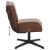 Scaun de birou pivotant, maro, material textil GartenMobel Dekor