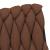 Scaun de birou pivotant, maro, material textil GartenMobel Dekor
