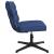 Scaun de birou pivotant, albastru, material textil GartenMobel Dekor