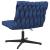Scaun de birou pivotant, albastru, material textil GartenMobel Dekor