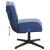 Scaun de birou pivotant, albastru, material textil GartenMobel Dekor