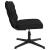 Scaun de birou pivotant, negru, material textil GartenMobel Dekor