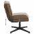 Scaun de birou pivotant, gri taupe, material textil GartenMobel Dekor