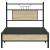 Cadru pat fără saltea, stejar sonoma 75x190 cm lemn prelucrat GartenMobel Dekor
