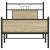 Cadru pat fără saltea stejar sonoma, 90x190 cm, lemn prelucrat GartenMobel Dekor
