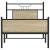 Cadru pat fără saltea stejar sonoma, 90x200 cm, lemn prelucrat GartenMobel Dekor