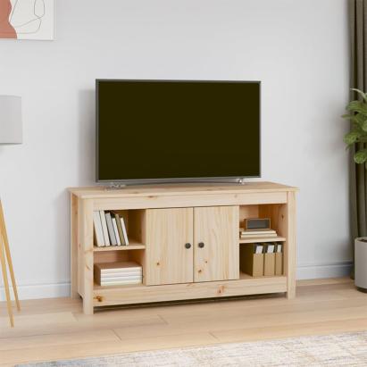 Comodă TV, 103x36,5x52 cm, lemn masiv de pin GartenMobel Dekor