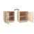 Noptiere, 2 buc., 40x34x45 cm, lemn masiv de pin GartenMobel Dekor