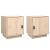 Noptiere, 2 buc., 40x34x45 cm, lemn masiv de pin GartenMobel Dekor