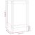 Cutie de rufe, 44x44x76 cm, lemn masiv de pin GartenMobel Dekor