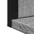 Oglindă baie cu raft gri sonoma 50x12x60 cm lemn prelucrat GartenMobel Dekor