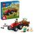 LEGO CITY TRACTOR DE FERMA ROSU CU REMORCA SI OI 60461 SuperHeroes ToysZone
