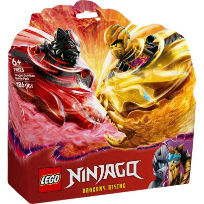 LEGO NINJAGO PACHET DE LUPTA CU DRAGONI SPINJITZU 71826 SuperHeroes ToysZone