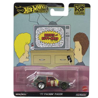 HOT WHEELS POP CULTURE MASINUTA METALICA BEAVIS AND BUTTHEAD PACKIN PACER 77 SCARA 1:64 SuperHeroes ToysZone