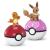 POKEMON MEGA SET DOUA BILE CHARMANDER SI EEVEE 40 PIESE SuperHeroes ToysZone