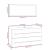 Set mobilier de baie, 3 piese, stejar sonoma GartenMobel Dekor