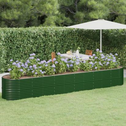 Strat înălțat grădină 440x80x68 cm oțel vopsit electrostatic GartenMobel Dekor