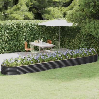 Strat înălțat grădină 507x100x36 cm oțel vopsit electrostatic GartenMobel Dekor