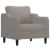 Set de canapea cu perne, 3 piese, gri taupe, material textil GartenMobel Dekor