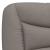 Cadru de pat fără saltea, gri taupe, 180x200 cm, textil GartenMobel Dekor