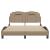 Cadru de pat cu tăblie, cappuccino, 140x190 cm, piele ecologică GartenMobel Dekor