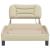 Cadru de pat cu lumini LED, crem, 80x200 cm, textil GartenMobel Dekor