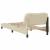 Cadru de pat cu lumini LED, crem, 80x200 cm, textil GartenMobel Dekor