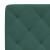 Cadru de pat cu lumini LED, verde închis, 90x200 cm, catifea GartenMobel Dekor
